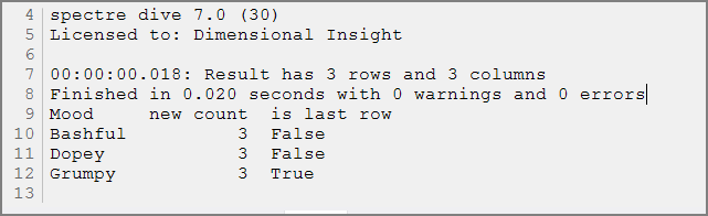 Dive to filter and count Dive to filter and count
